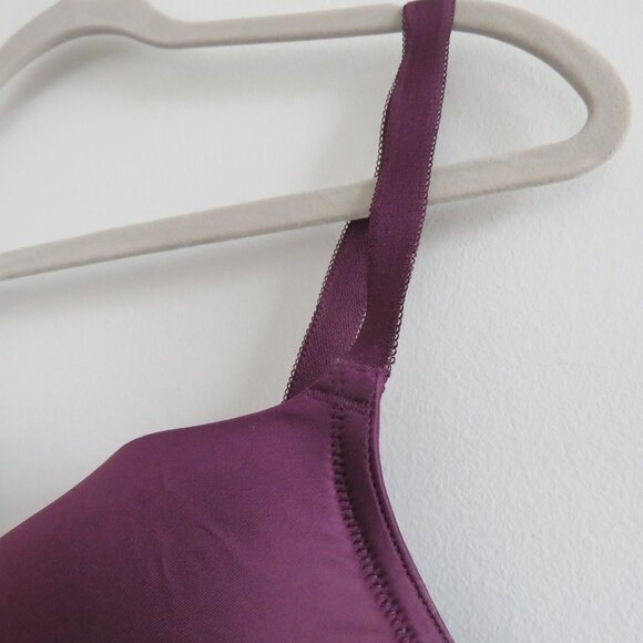 TORRID CURVE Perfect T-Shirt Bra in Microfiber Purple Shine Satin - Size 38DDD - Picture 8 of 12